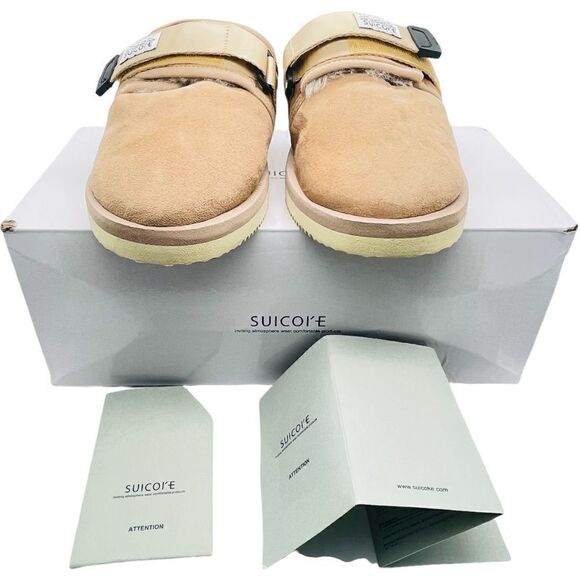 Suicoi’e Suicoke Zavo-M2ab Beige 10 Sandals Size 6 - Picture 1 of 13